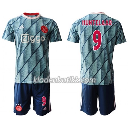 AFC Ajax Klaas-Jan Huntelaar 9 Barn Bortedraktsett 2020-2021 Kortermet (+ Korte bukser)